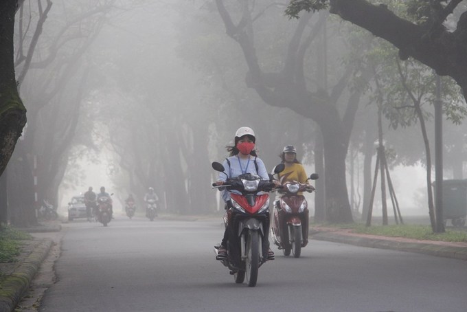 Huế chìm trong sương mù